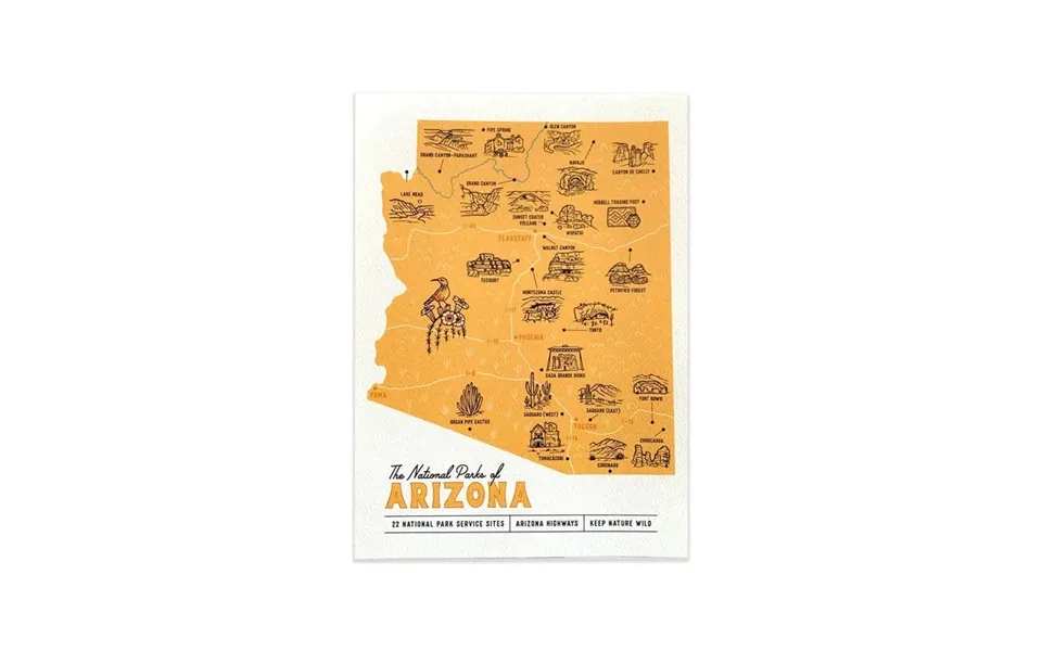 Explore Arizona Parks Postcard Quantity Single