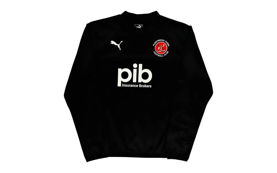 Fleetwood Town Football Club Puma Football Shirt - Medium Black Polyester