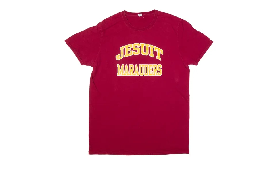 Fruit Of The Loom Jesuit Marauders Football And Cheer Usa T-shirt Maroon Short Sleeve Womens M