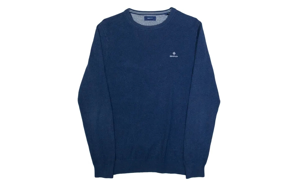Gant Mens Jumper Blue Tight Knit S