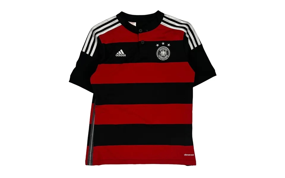 Germany National Team Adidas Striped Football Shirt - Large Black Polyester