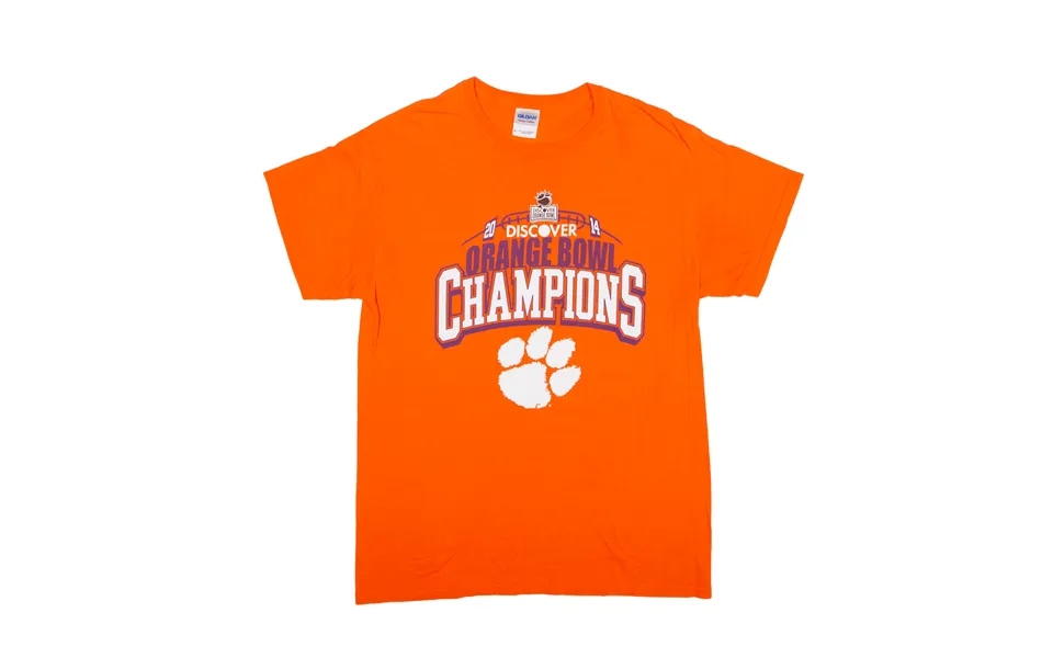 Gildan Discover Orange Bowl Champions Usa T-shirt Orange Short Sleeve Mens M
