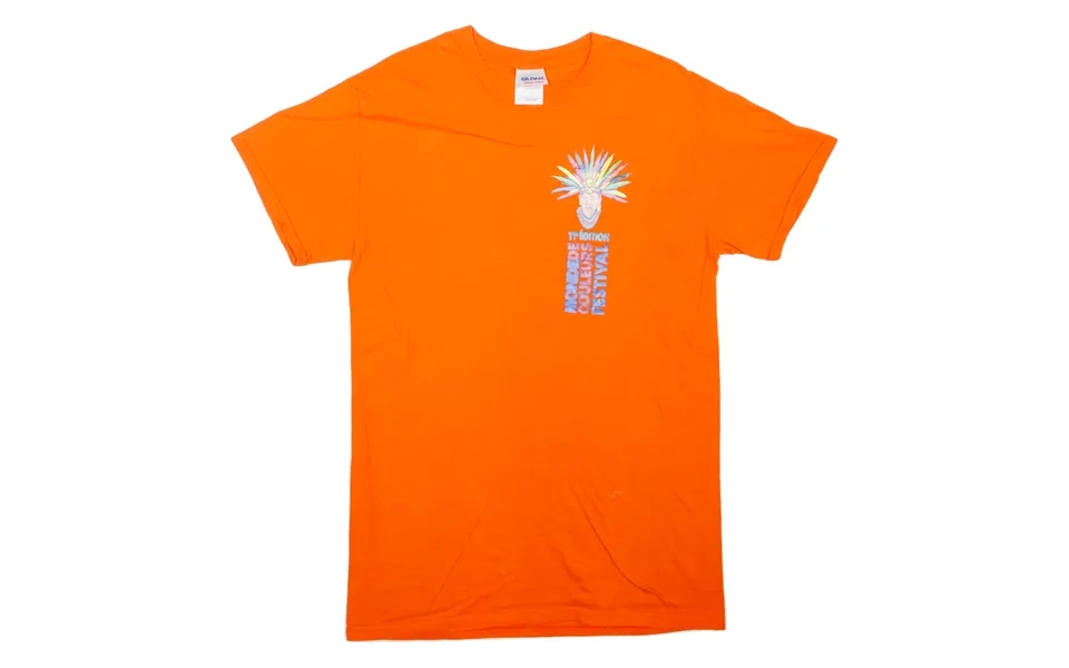 Gildan T-shirt Orange Short Sleeve Mens S