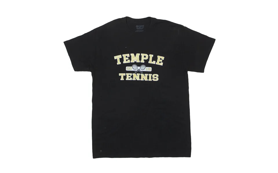 Gildan Temple Tennis 2019 Usa T-shirt Black Short Sleeve Mens M