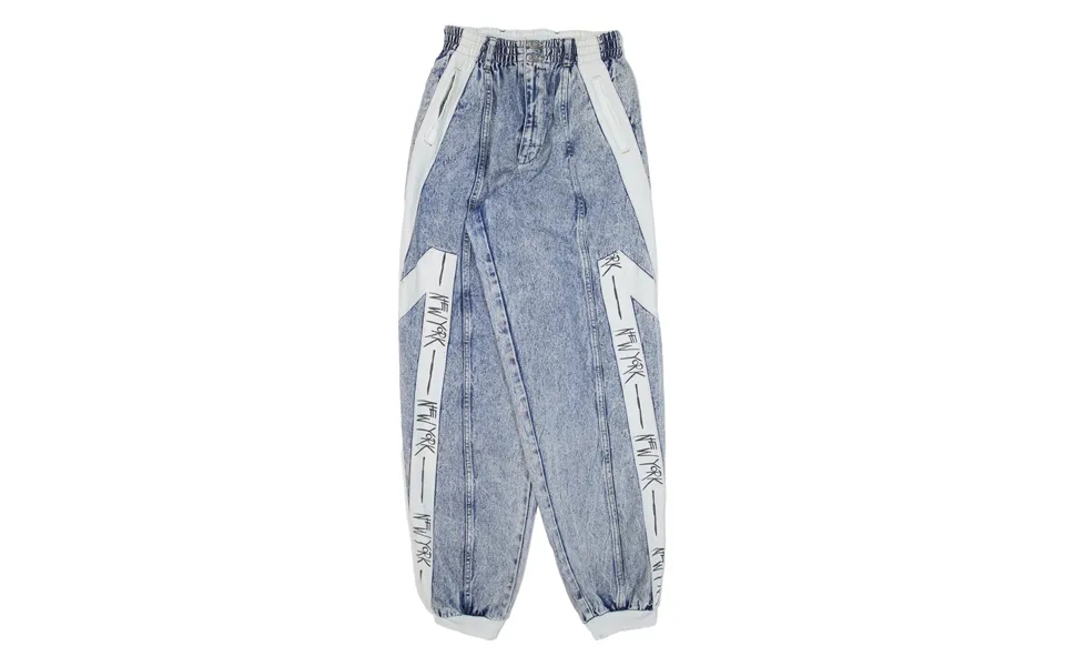 Girls Jeans Blue Loose Tapered W24 L30