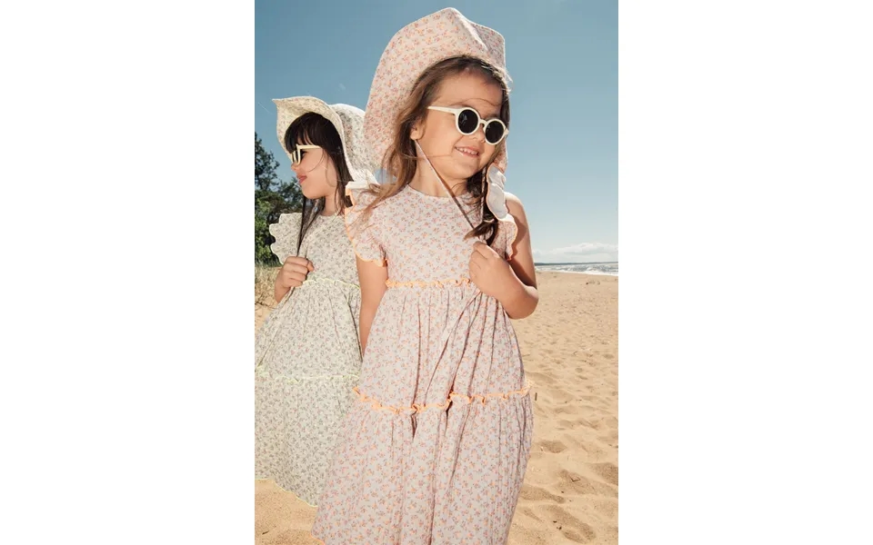 Girl's Muslin Dress With Floral Print Size 2- 4 Years