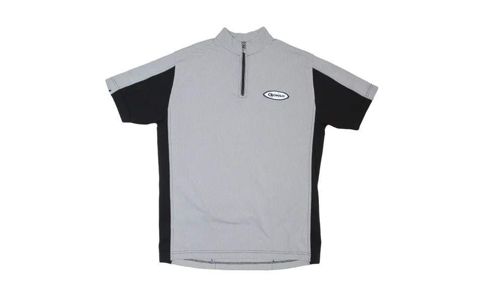 Gonzo Cycling Mens Jersey Grey 1 4 Zip Xl