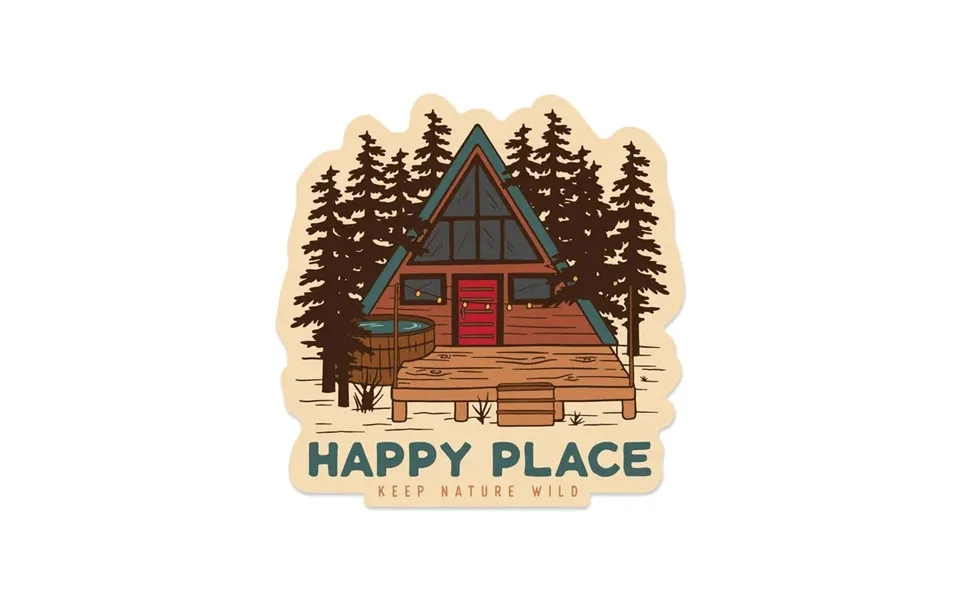 Happy Place Sticker