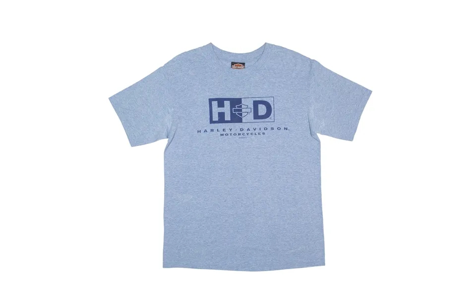 Harley Davidson Las Vegas Nevada Biker Usa T-shirt Blue Short Sleeve Mens M