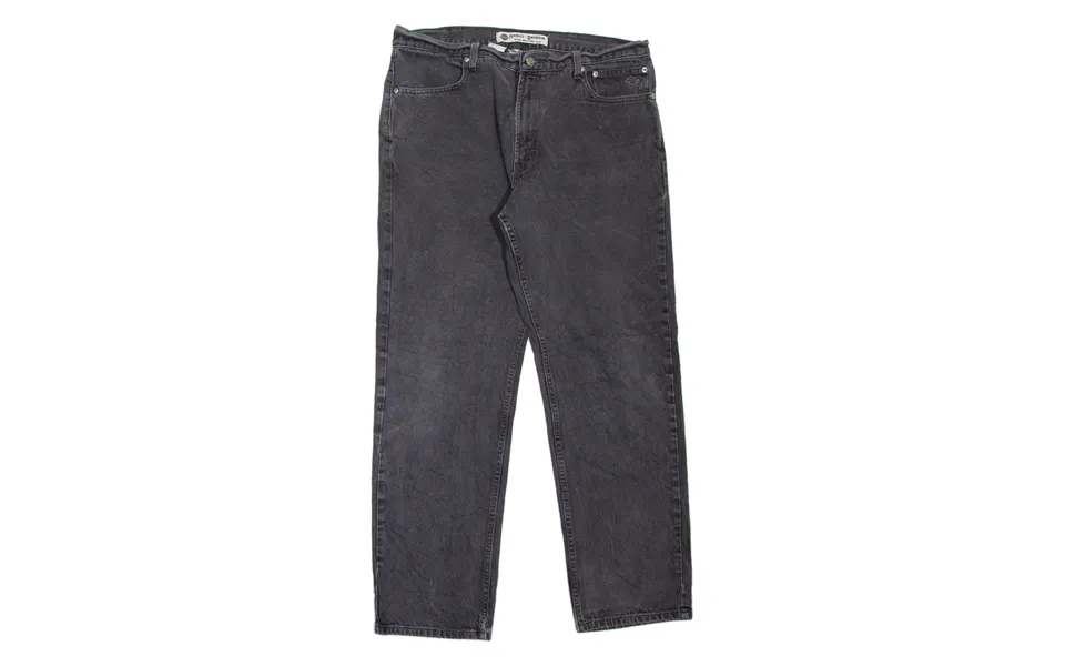 Harley Davidson Mens Jeans Grey Regular Straight W38 L31