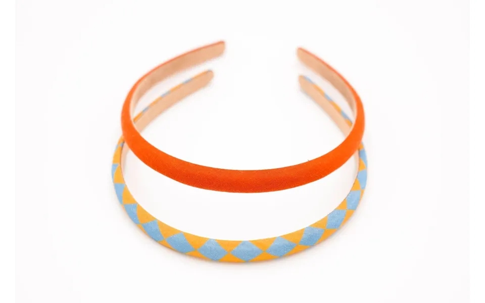 Headbands - Check Laguna Wheat