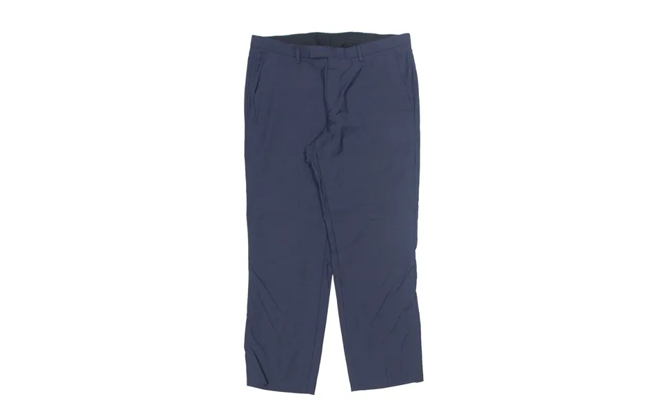 Hugo Boss Chino Trousers Blue Regular Tapered Wool Womens W32 L28