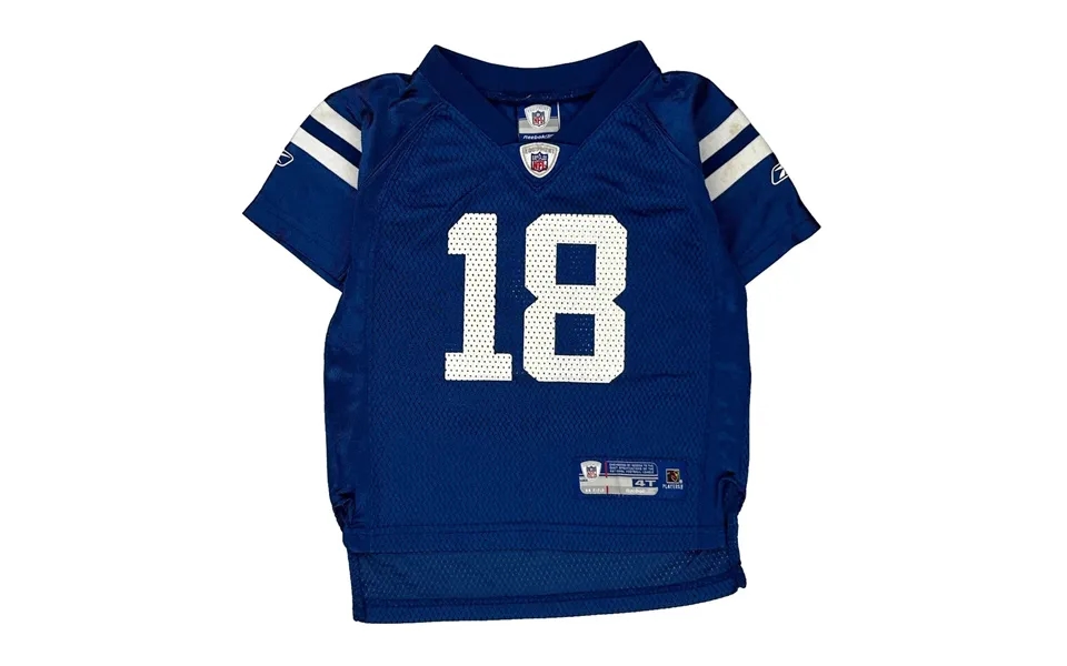 Indianapolis Colts Age 4 Reebok Football Jersey - Small Blue Polyester