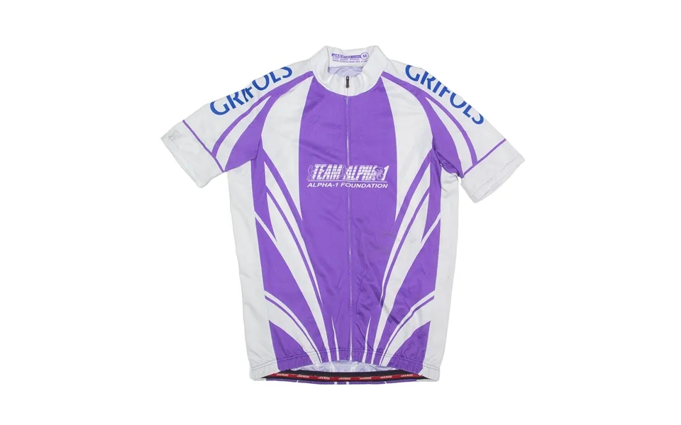 Jackroo Full Zip Cycling Shirt Jersey Purple Short Sleeve Mens M