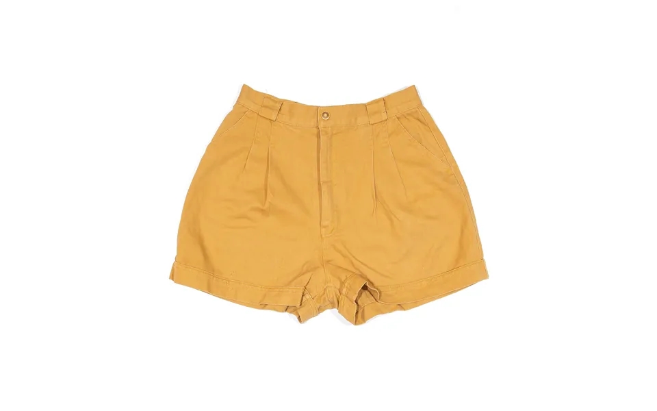 Jeje Club Pleated Shorts Orange 90s Regular Denim Womens Xxs W24
