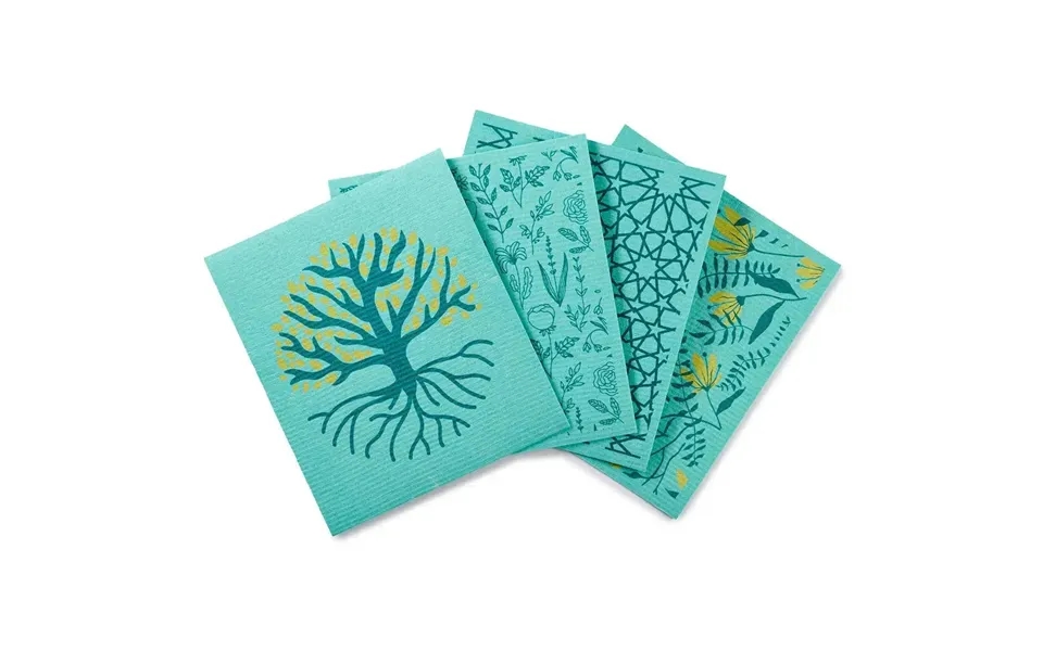 Jumbo Compostable Sponge Cleaning Cloths Color Green