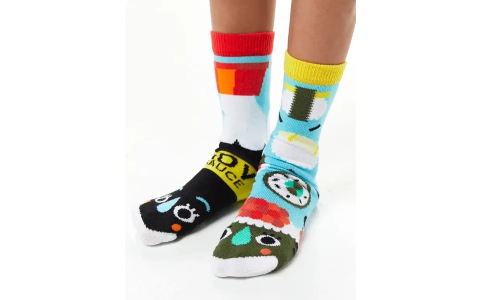 Kids Sushi & Soy Sauce No Slip Socks Size Kids Large