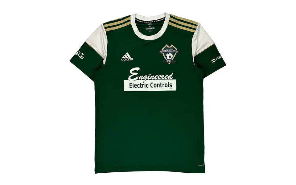 Kitchener Soccer Club Adidas Football Shirt - Medium Green Polyester