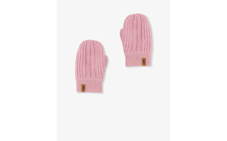 Knitted Mittens Ancient Rose Size 10 14