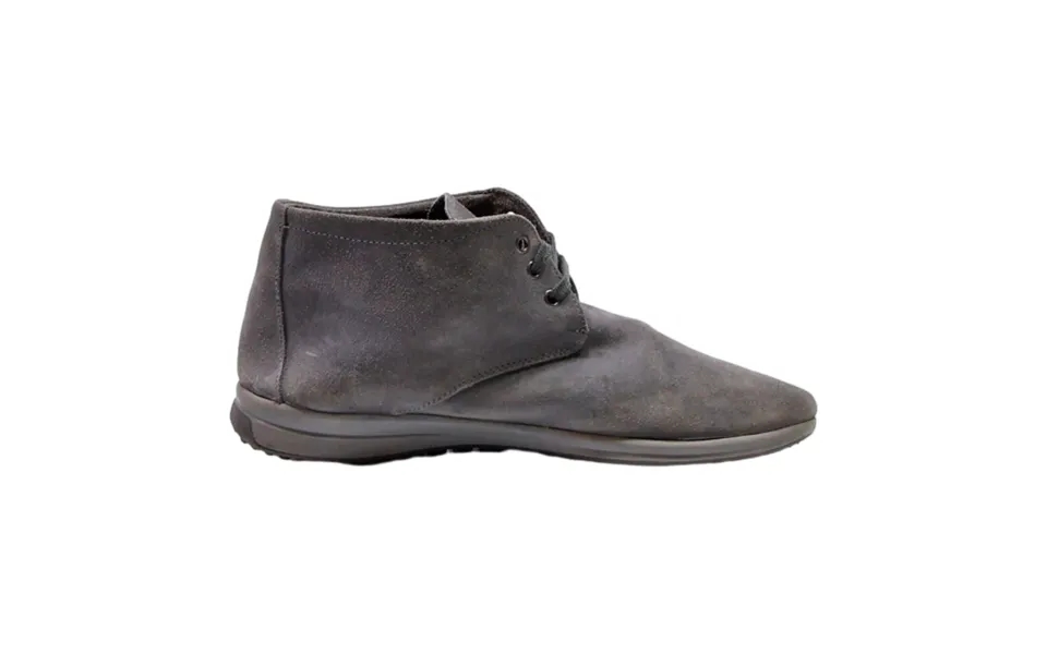 Lace-up Boots Grey Leather Mens Uk 8