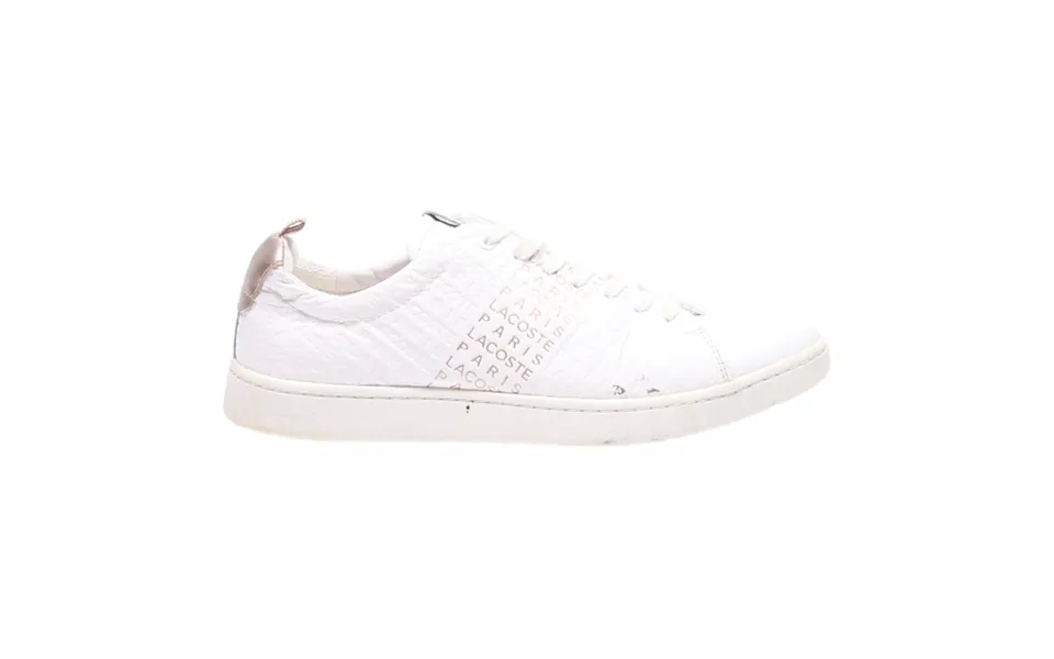 Lacoste Sneaker Trainers White Leather Womens Uk 6.5
