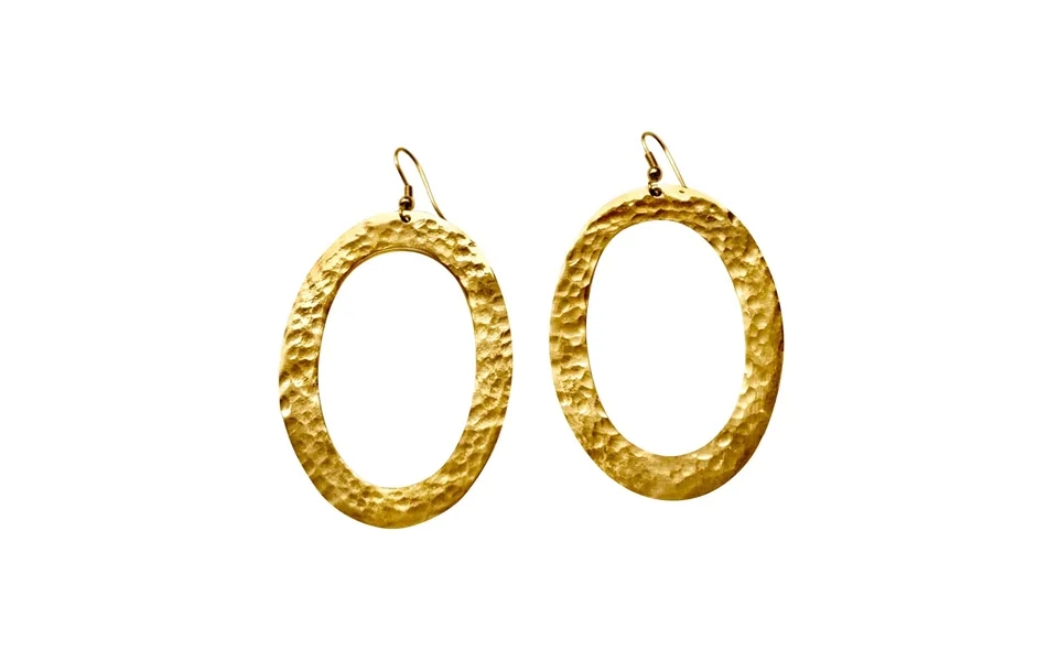 Lana Oval Hoops Earrings Material 24k Plated Gold