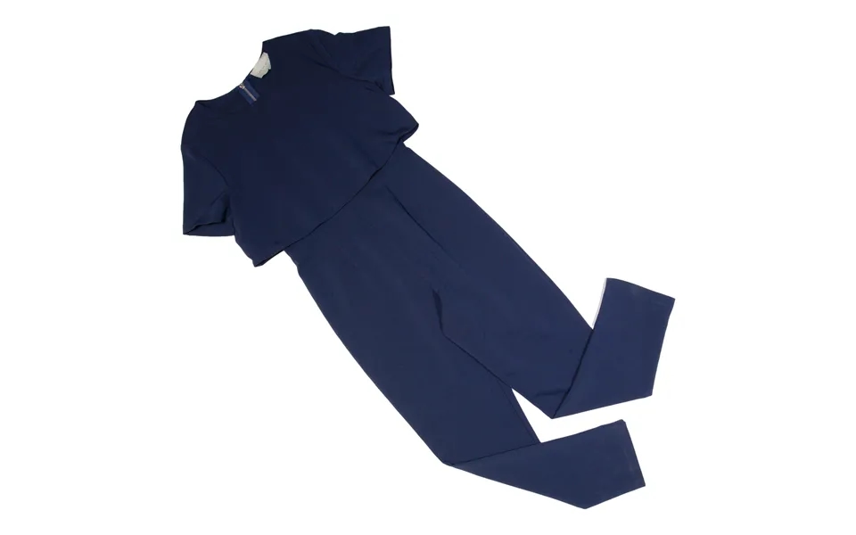 Lavish Alice Womens Jumpsuit Blue Tapered Uk 10