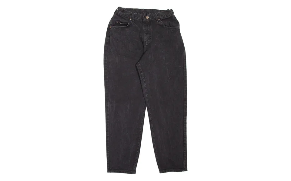 Lee Womens Jeans Black Regular Mom W26 L26