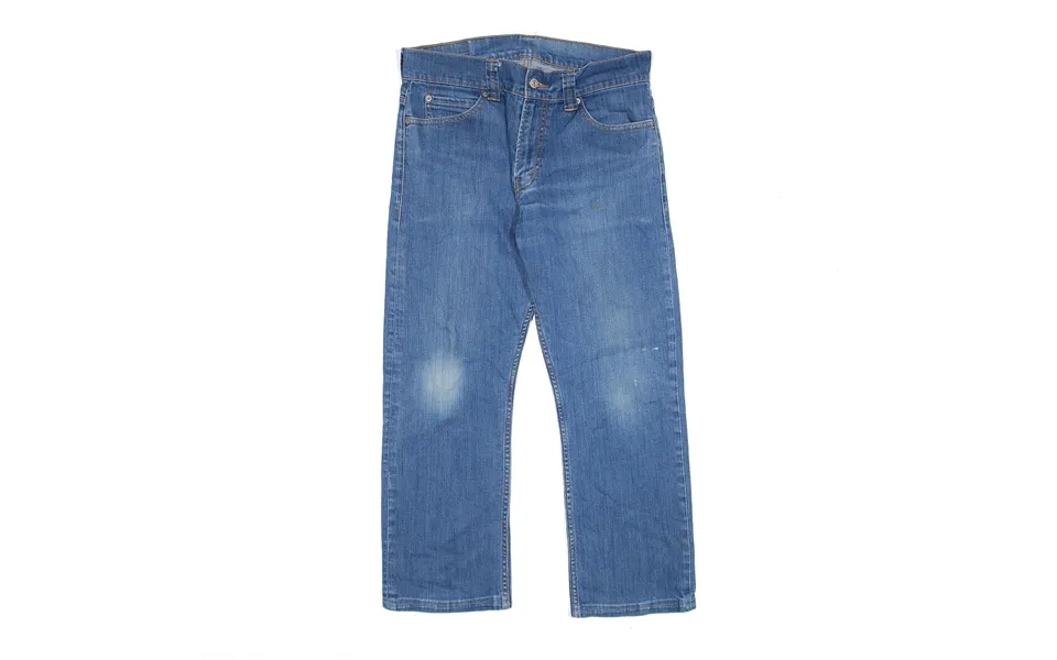 Levi's 506 Jeans Blue Denim Regular Straight Mens W32 L26