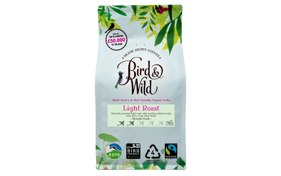 Light Roast Fairtrade Organic Coffee Beans & Ground - 6x200g Grind Ground