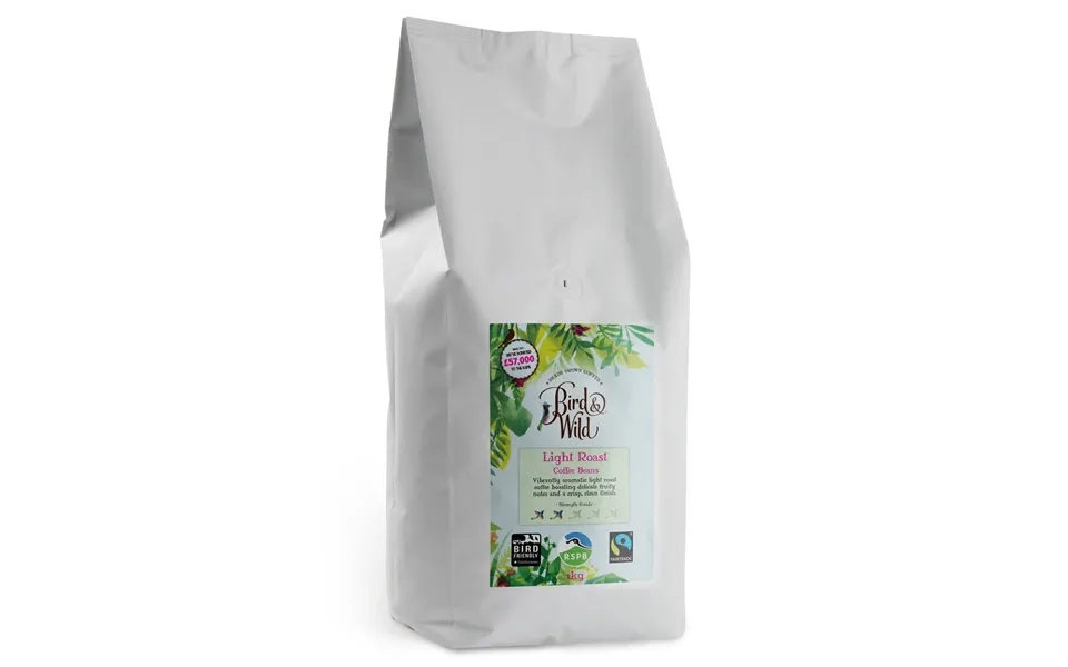 Light Roast, Fairtrade, Organic, Shade Grown Coffee - 1kg