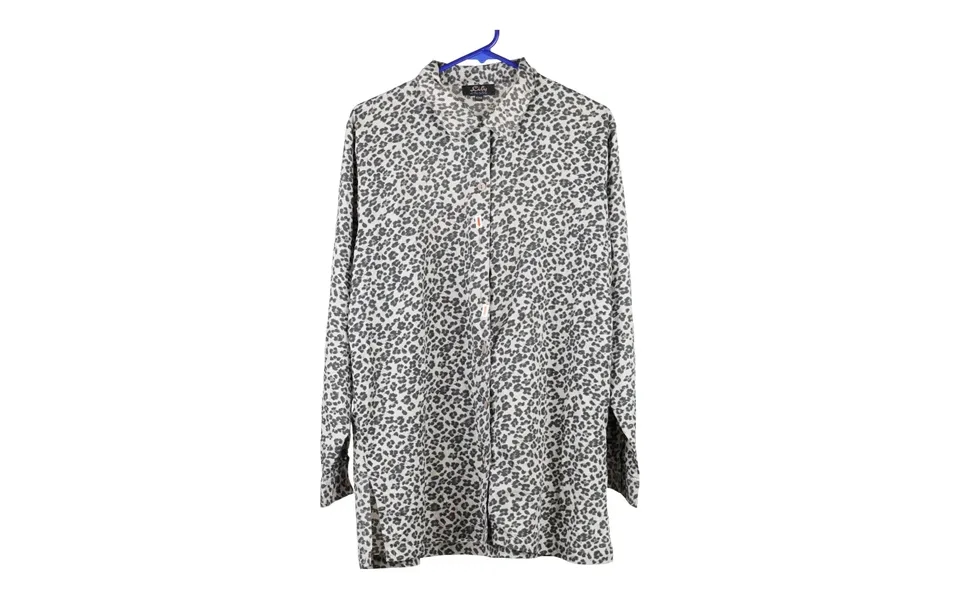 Lily Of The Valley Shirt - Large White Viscose Blend