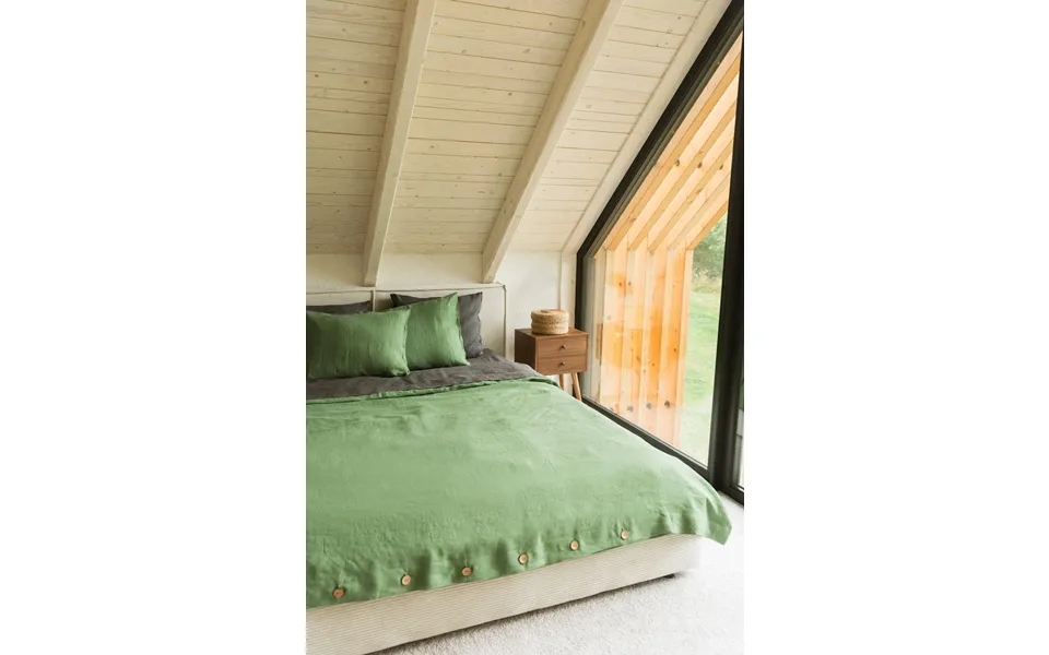 Linen Duvet Cover In Matcha Green Size Eu King Ikea