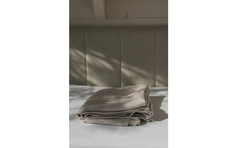 Linen Flat Sheet In Cream Size Au Single