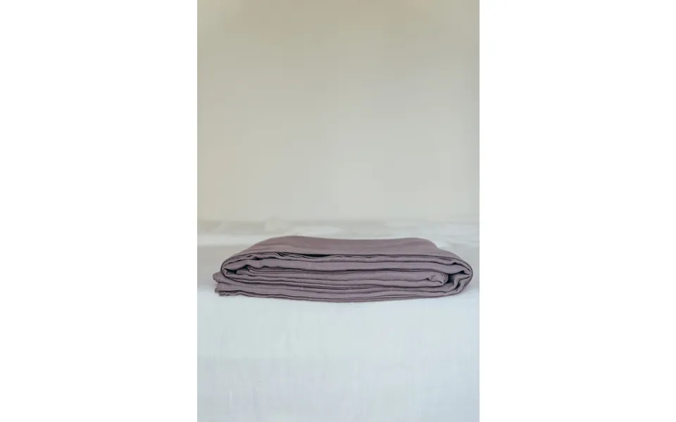 Linen Flat Sheet In Dusty Lavender Size Us King