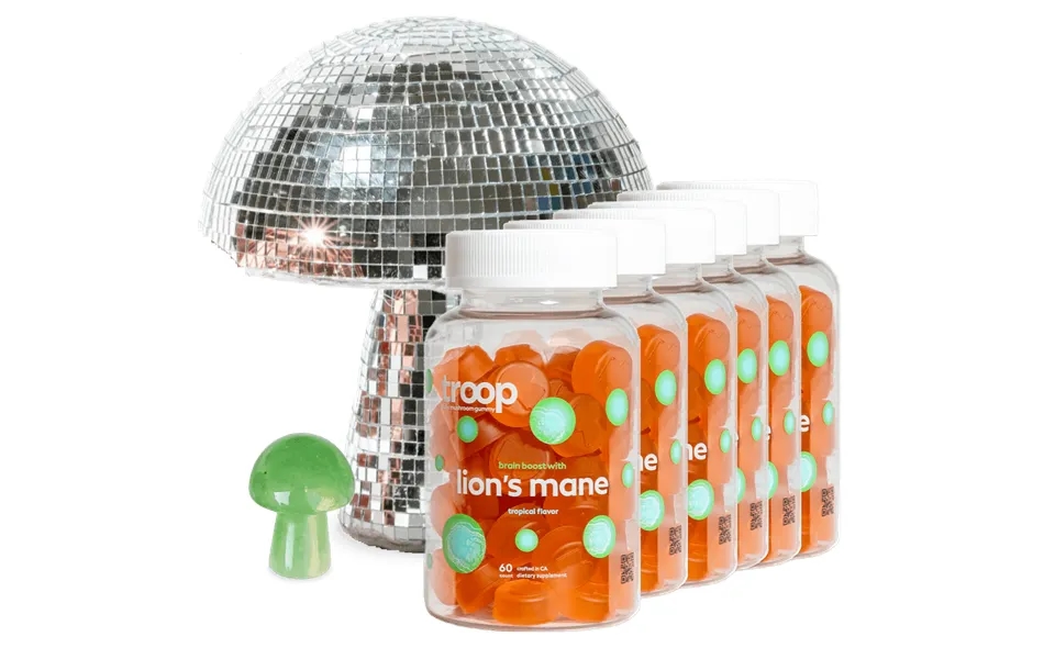 Lion's Mane 6 Bottle Bundle Size 180 Day Supply