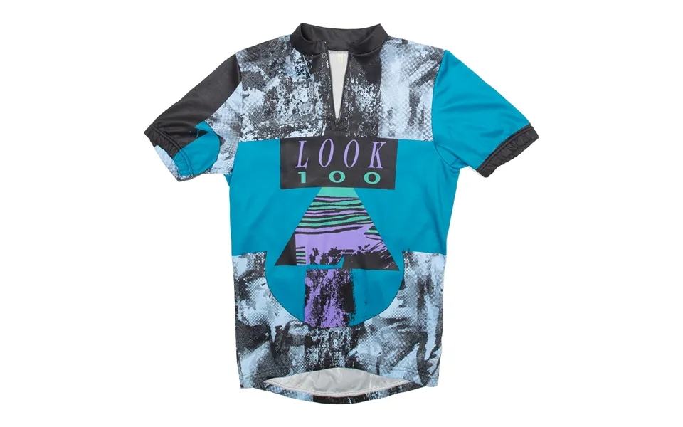 Look 100 Cycling Shirt Mens Jersey Blue 1 4 Zip S