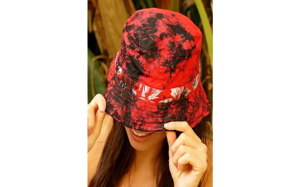 Luna Bucket Hat Lava Tie Dye Size O S