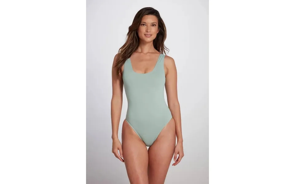 Mabel One Piece Swimsuit In Sage Green Size Small