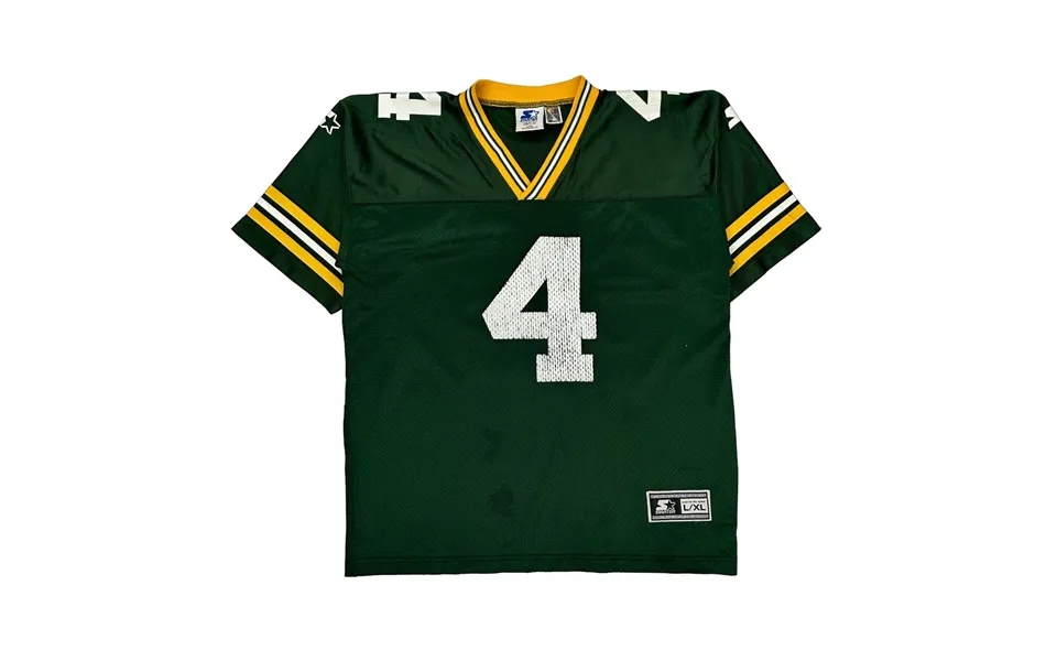 Made In Usa Green Bay Packers Starter Nfl Jersey - Large Green Nylon