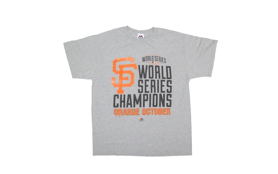 Majestic San Francisco Giants T-shirt Grey Short Sleeve Mens L