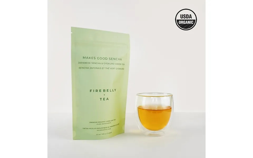 Makes Good Sencha Packaging Compostable Bag