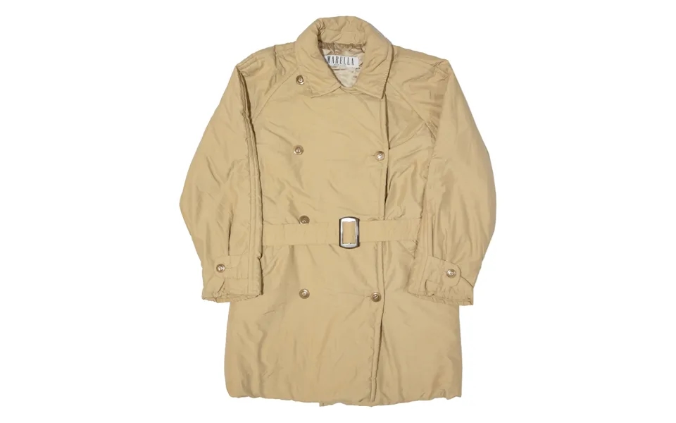 Marella Insulated Womens Trench Coat Beige Uk 8