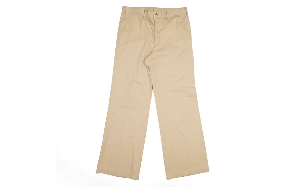 Mcgregor Chino Trousers Beige Relaxed Straight Womens W32 L30