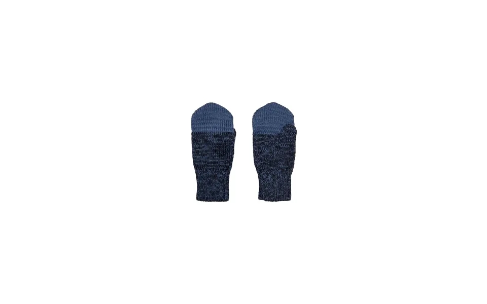 Merino Wool Baby Mittens - Blue Size 1-2 Years