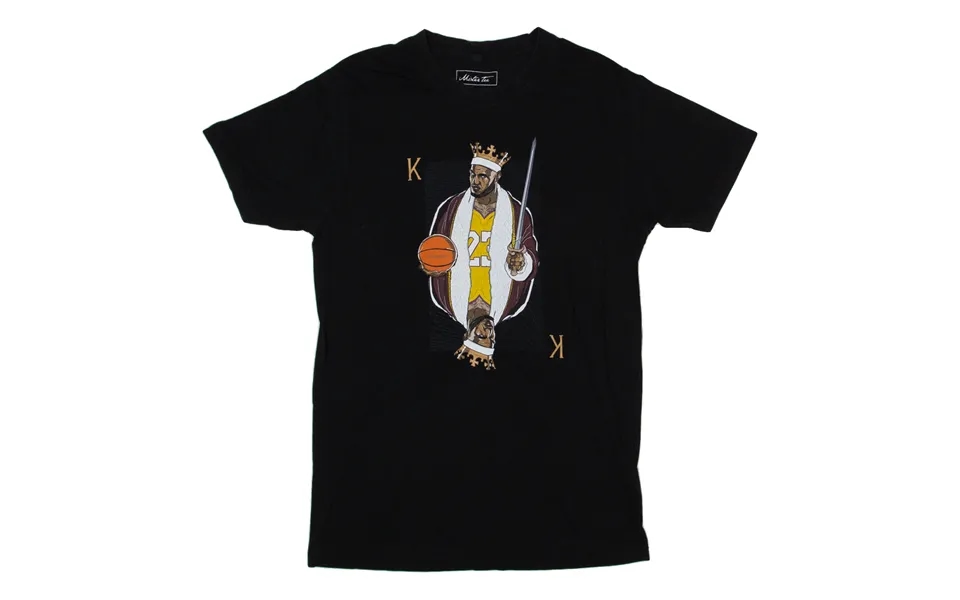 Mister Tee Lebron James T-shirt Black Short Sleeve Mens M