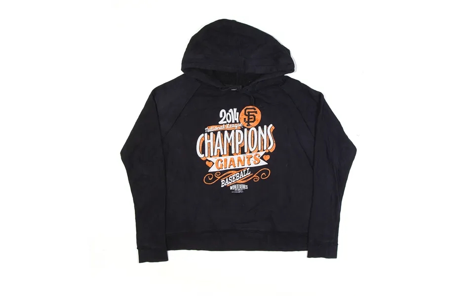 Mlb Sf Giants Hoodie Black Pullover Usa Womens L