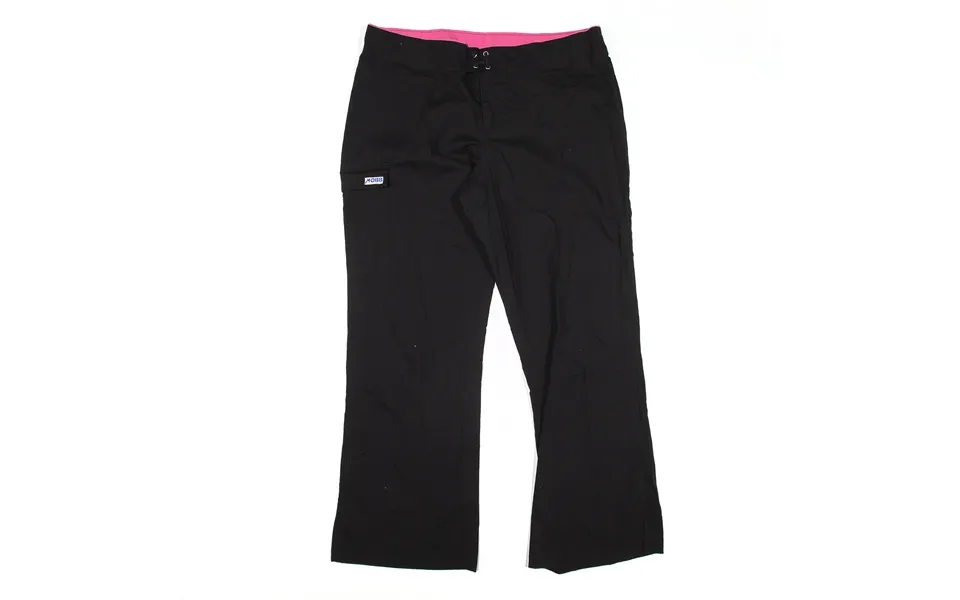 Mobb Cargo Trousers Black Regular Bootcut Womens W36 L28