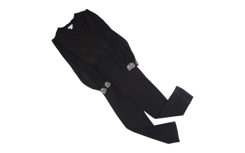 Monsoon Womens Jumpsuit Black Straight Uk 8