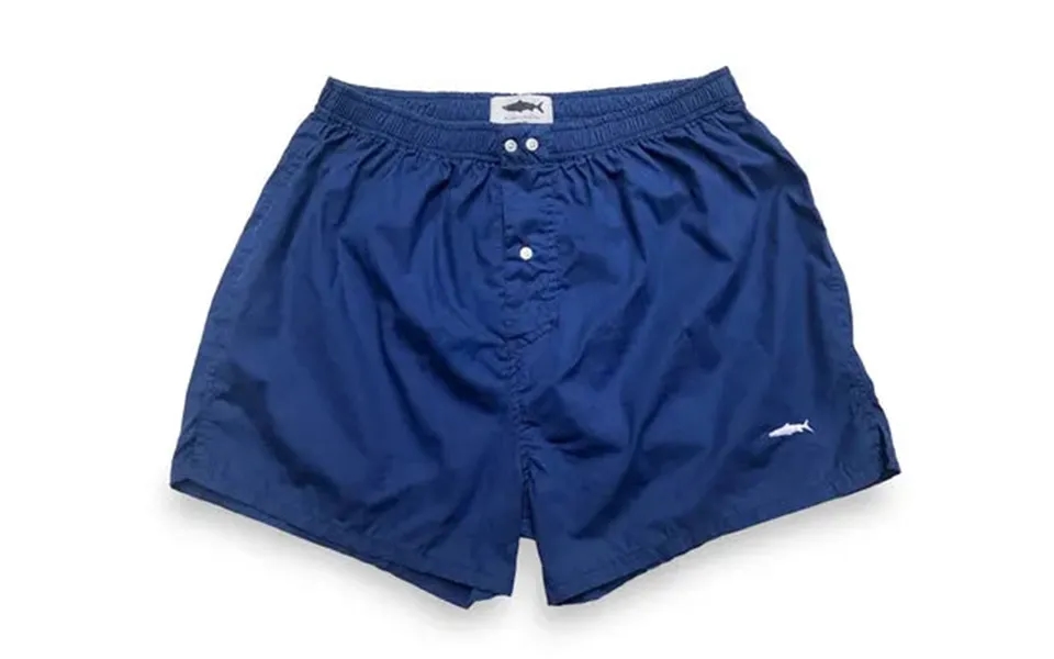 Navy Blue Cotton Boxer Shorts Size S Colour Navy Blue
